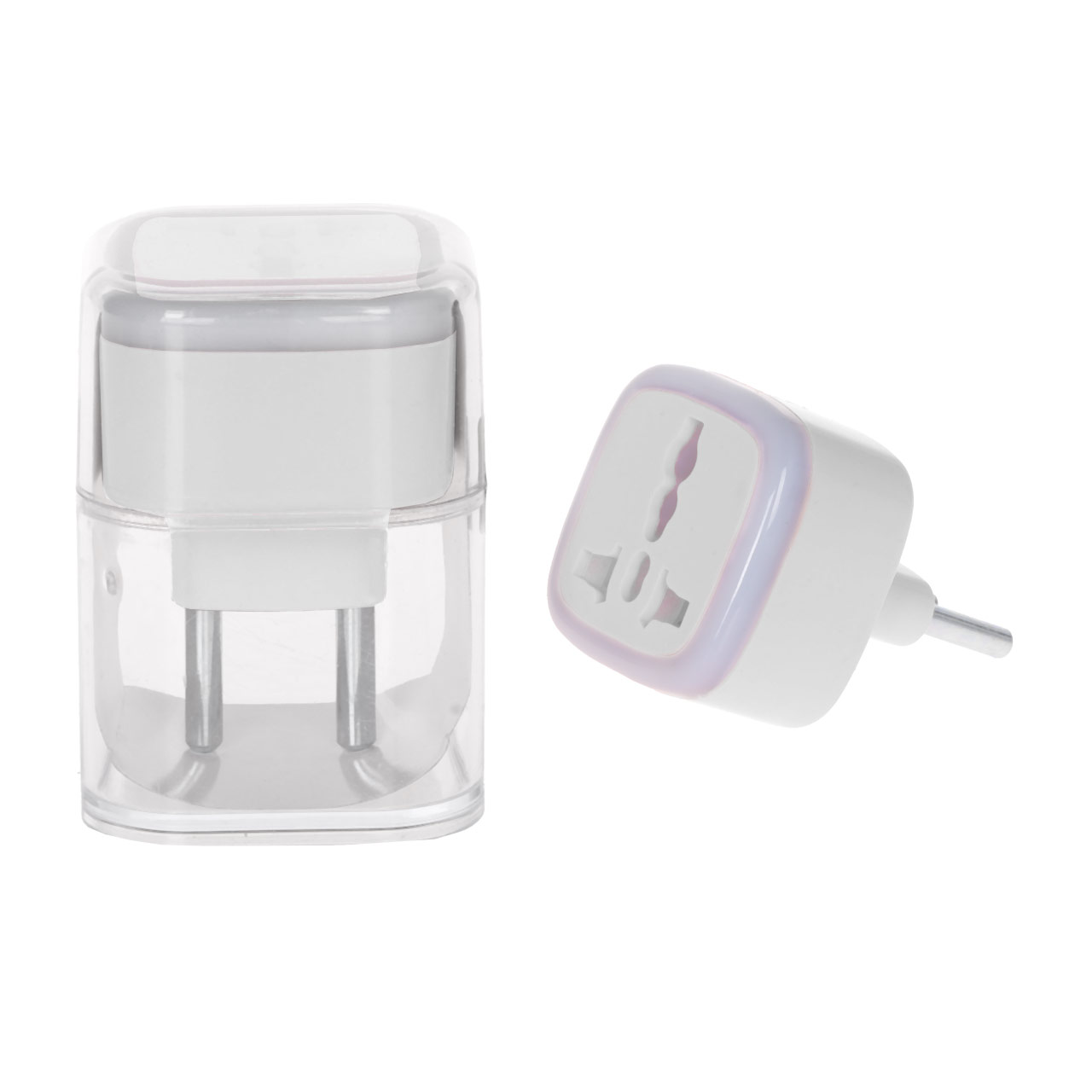 تبدیل برق 3 به 2 مدل M-03 - سفید - MMS - (RGB)
